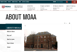 National MOAA Website
